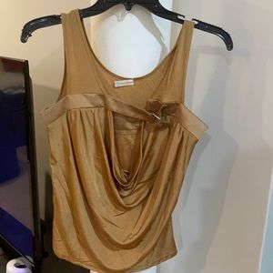 Sexy gold going out top!